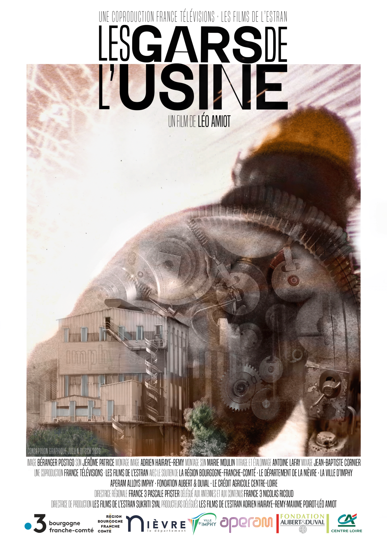 Affiche les gars de l'usine