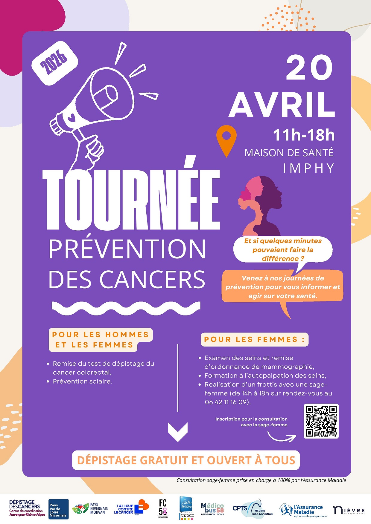 Affiche prévention cancer