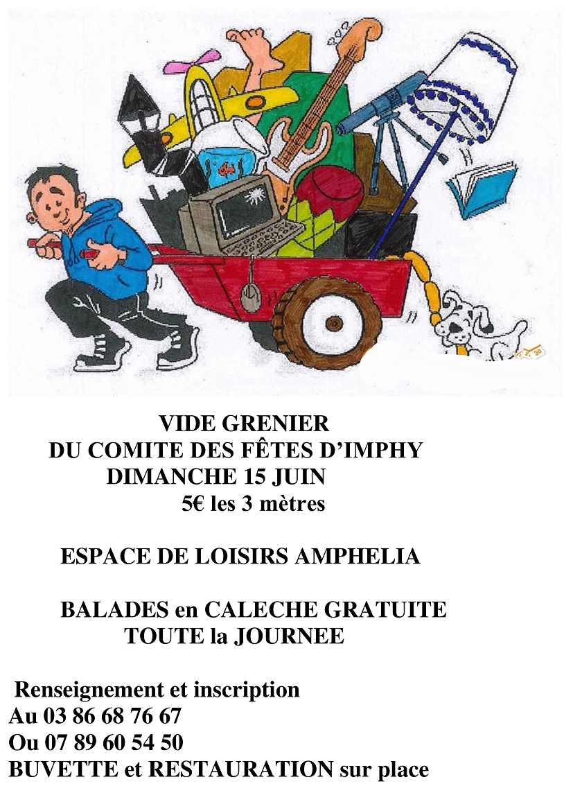 affiche vide grenier