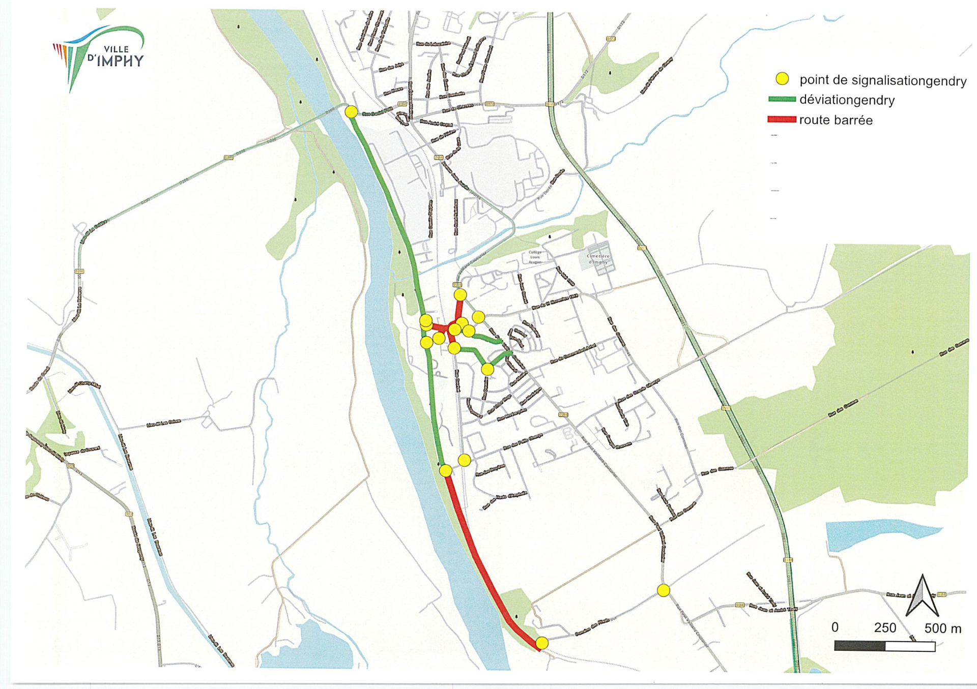 Visuel plan circulation