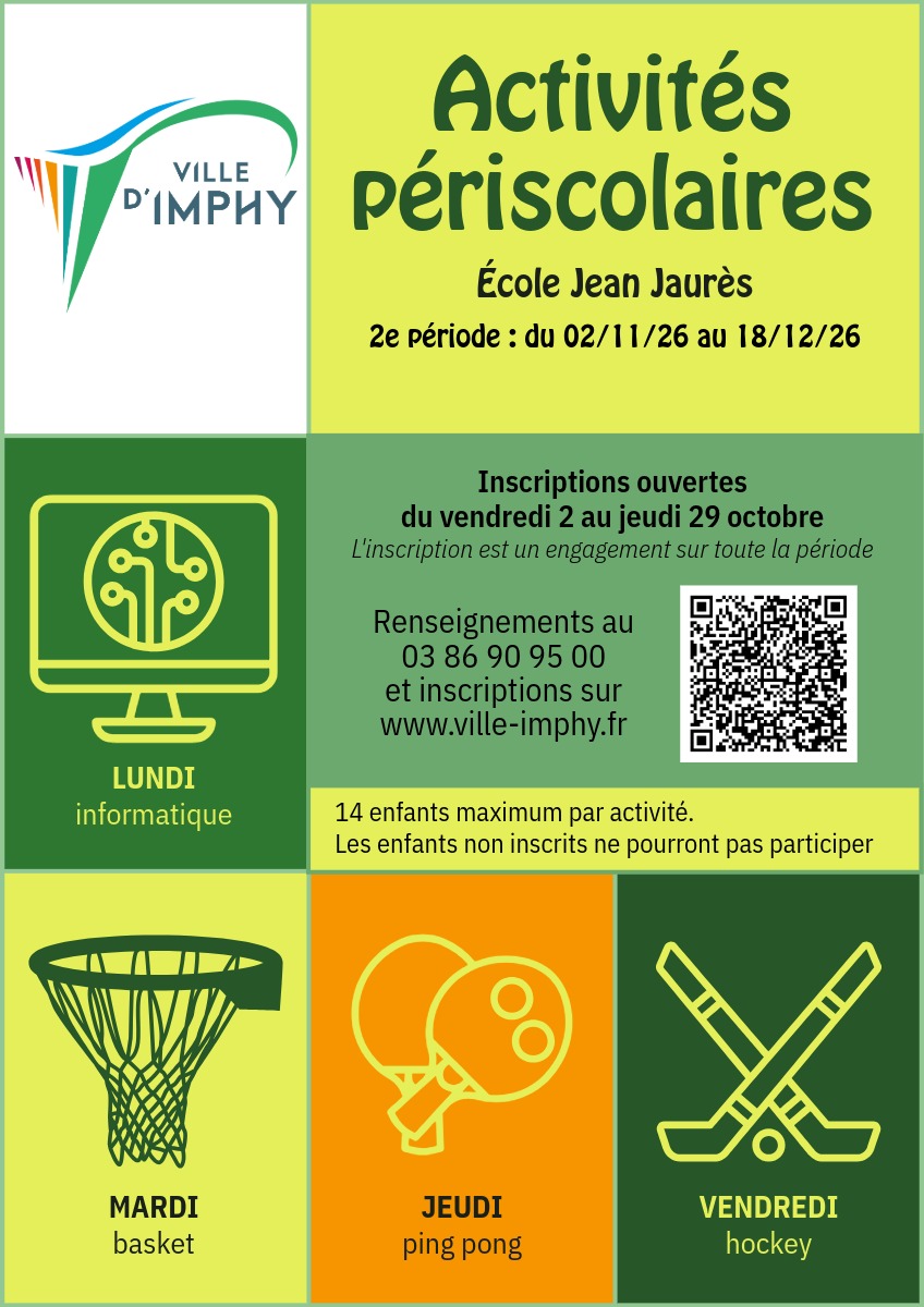 Périscolaire 26 2e periode