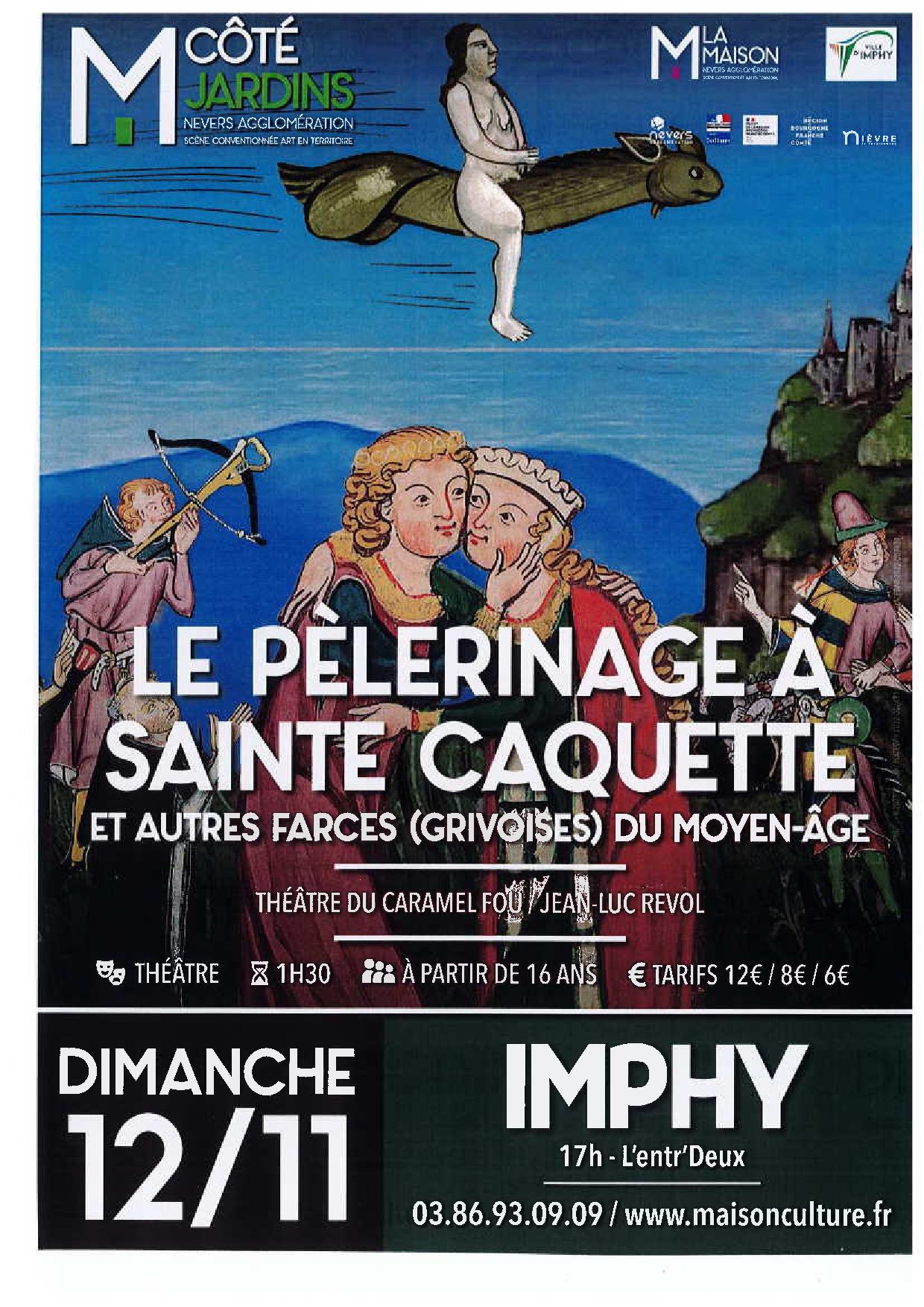 Affiche pèlerinage à Sainte Caquette