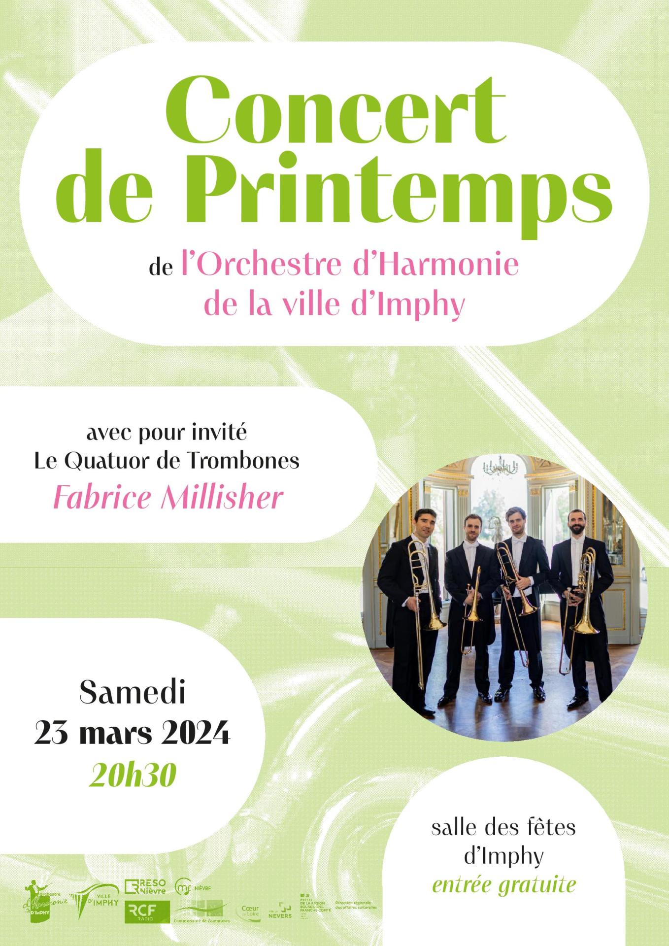 Affiche concert de Printemps 24