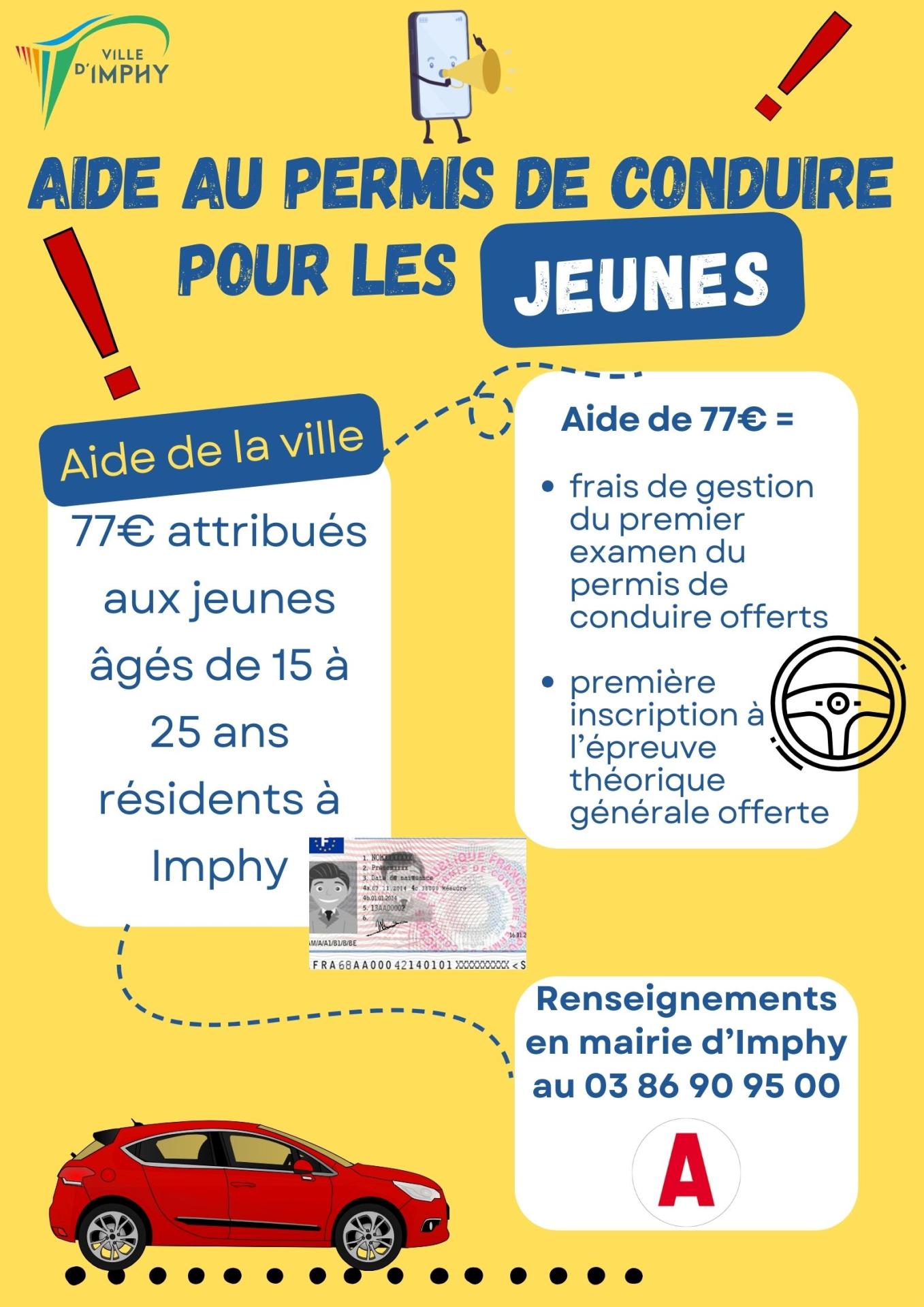 Affiche aide permis