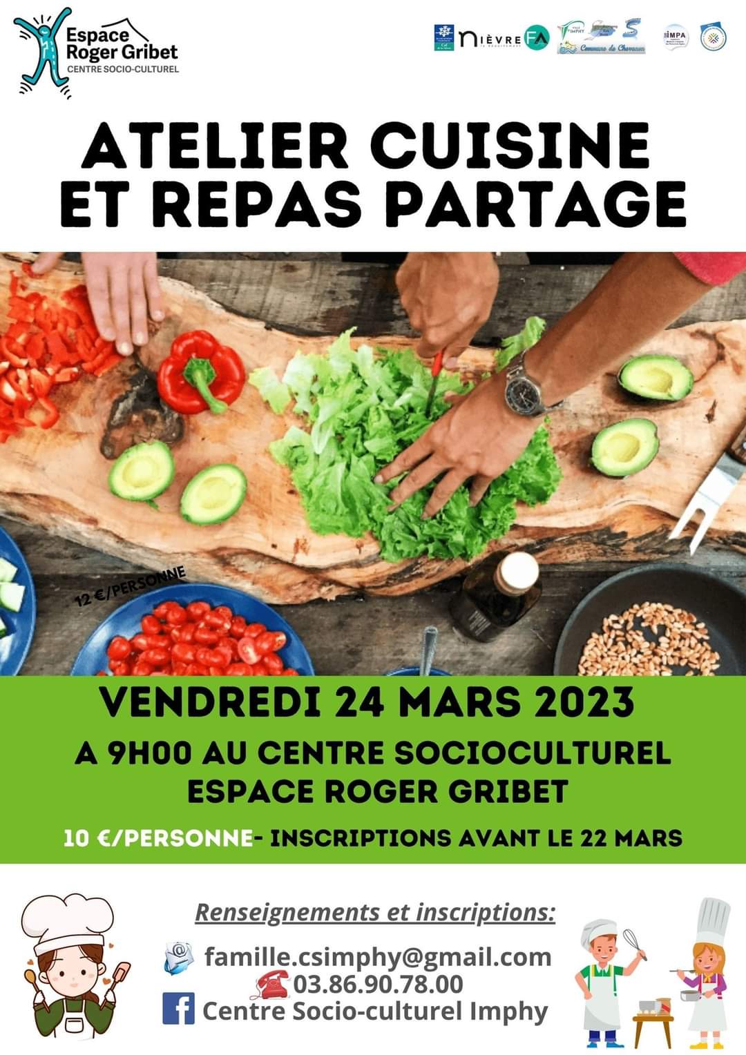 Affiche atelier cuisine