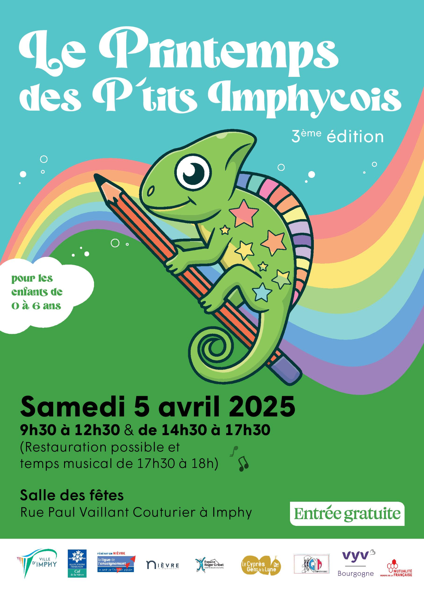 Affiche Printemps des P'tits Imphycois 25