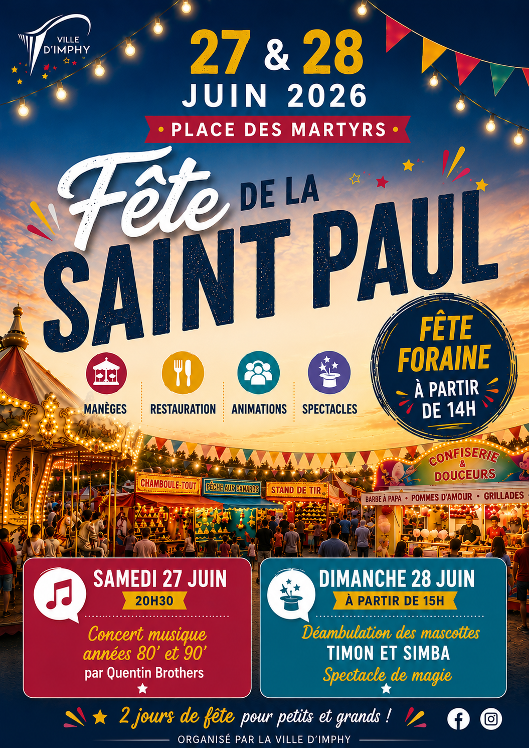Affiche fête de la saint paul 2026