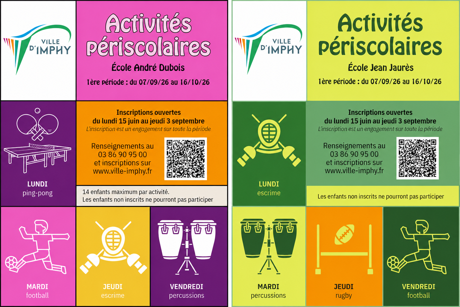 Activités periscolaires