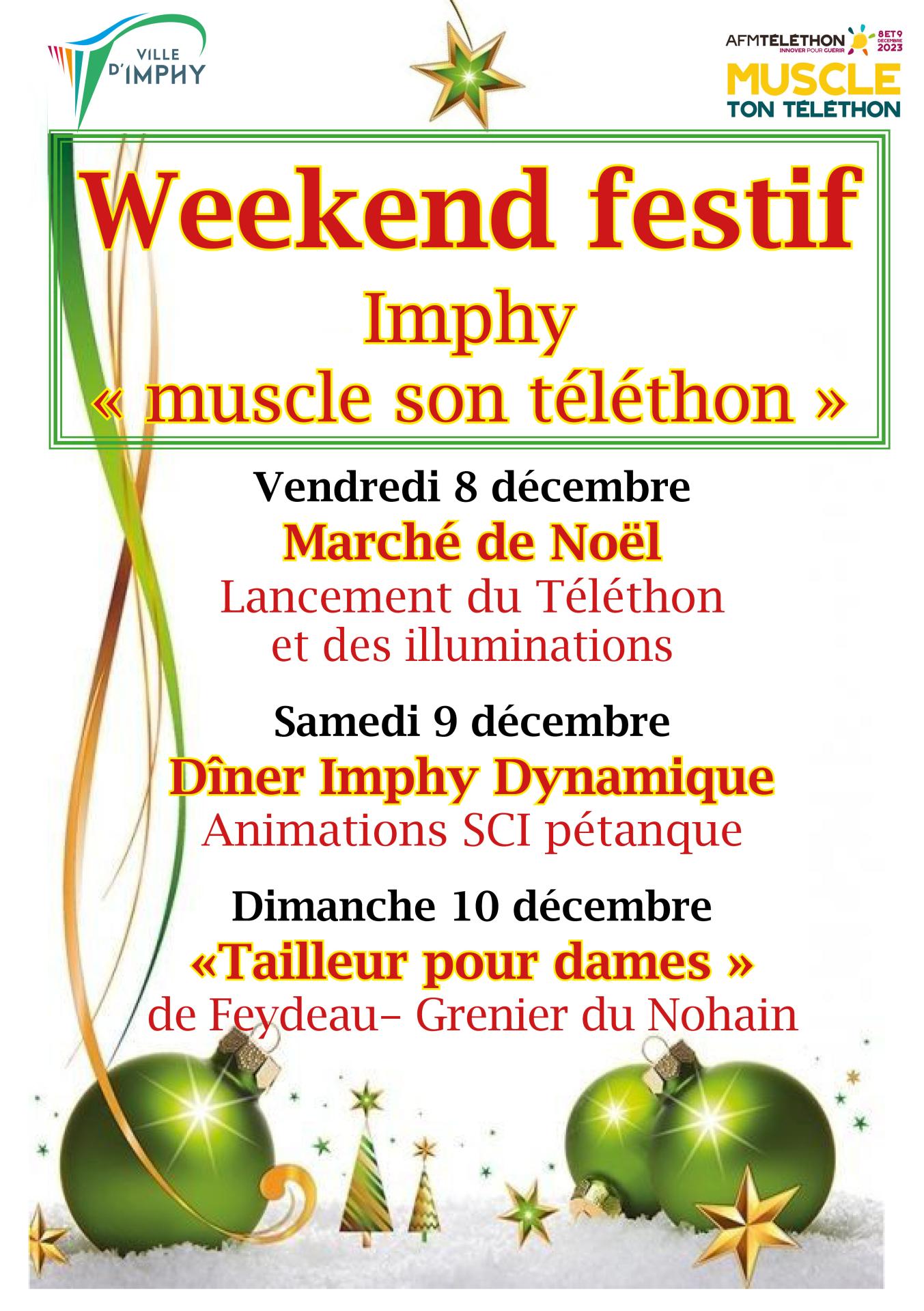 Affiche weekend festif