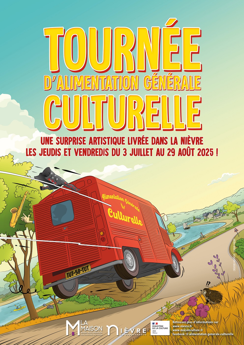 Affiche tournée alimentation 2025