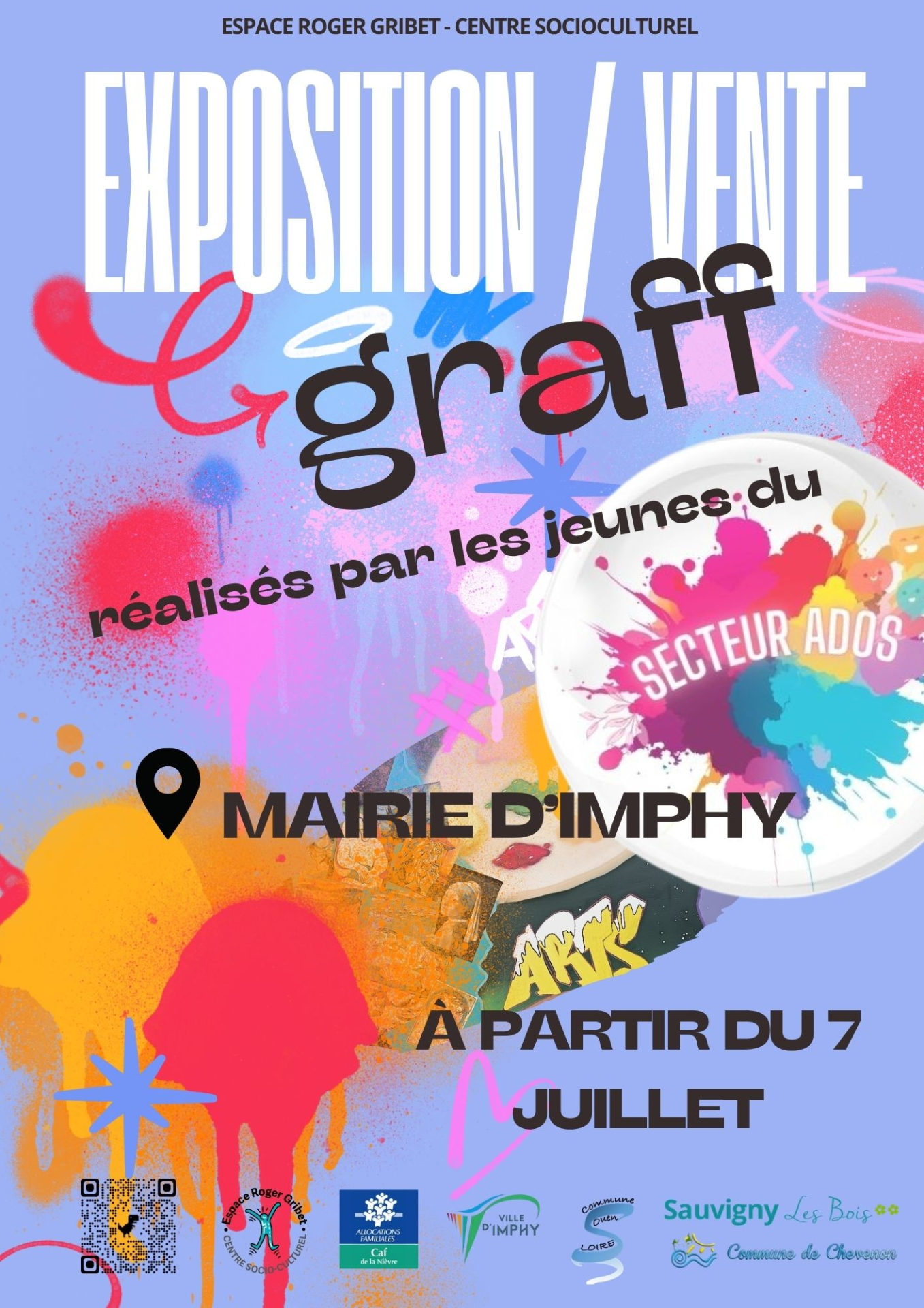 Affiche expo graff